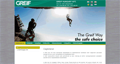 Desktop Screenshot of greif.hu